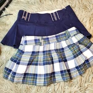 💙💚A&F Pleated Skirt Duo💚💙